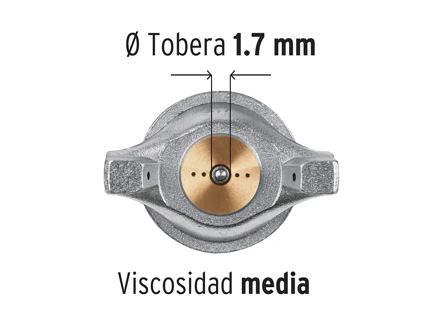 Pistola para pintar con compresor 1.7mm Truper 13061 LVMP - Foto 2 | aztools.co