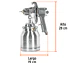 Pistola para pintar de baja presión 1.8mm Truper 14087 HVHP - Miniatura 4 | aztools.co