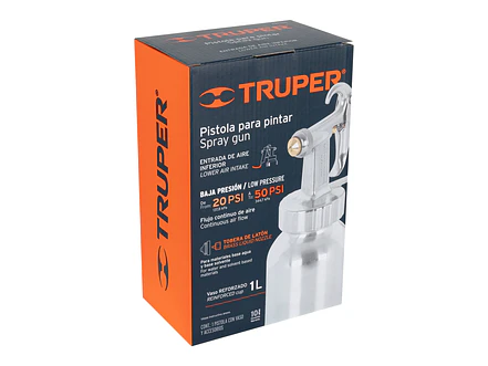 Pistola para pintar de baja presión 1.5mm Truper 14037 - Foto 4 | aztools.co