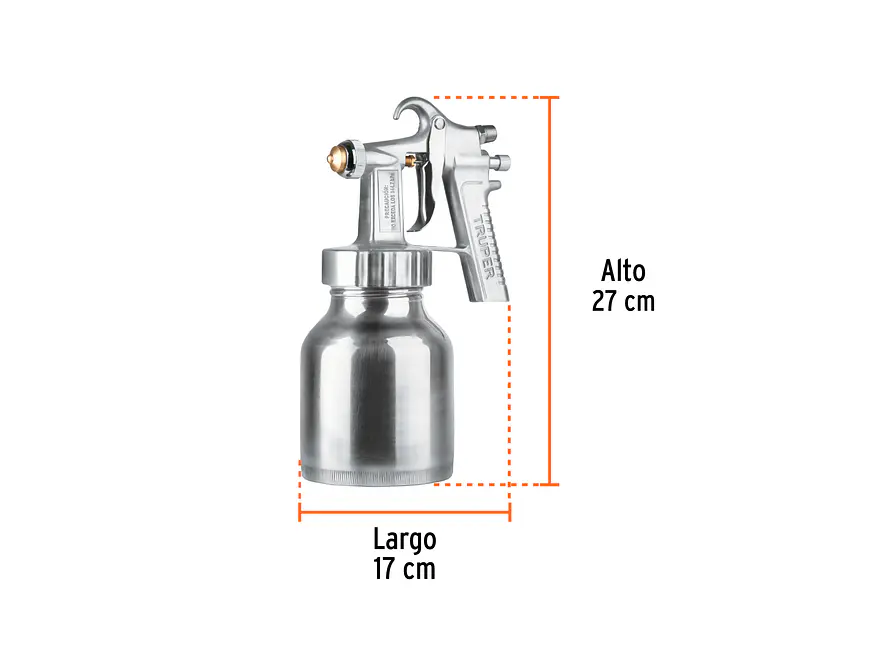 Pistola para pintar de baja presión 1.5mm Truper 14037 - Foto 5 | aztools.co