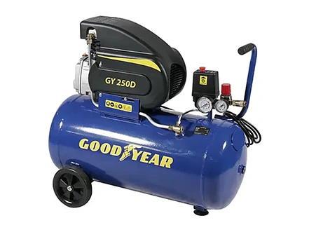 Compresor de Aire Goodyear GY250DS 2HP 50 Litros - ¡Potencia y Capacidad! - Foto 1 | aztools.co