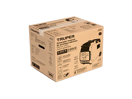 Planta eléctrica inverter Truper 103775 3kW 3,000 W Silenciosa con encendido remoto - Foto 2 | aztools.co