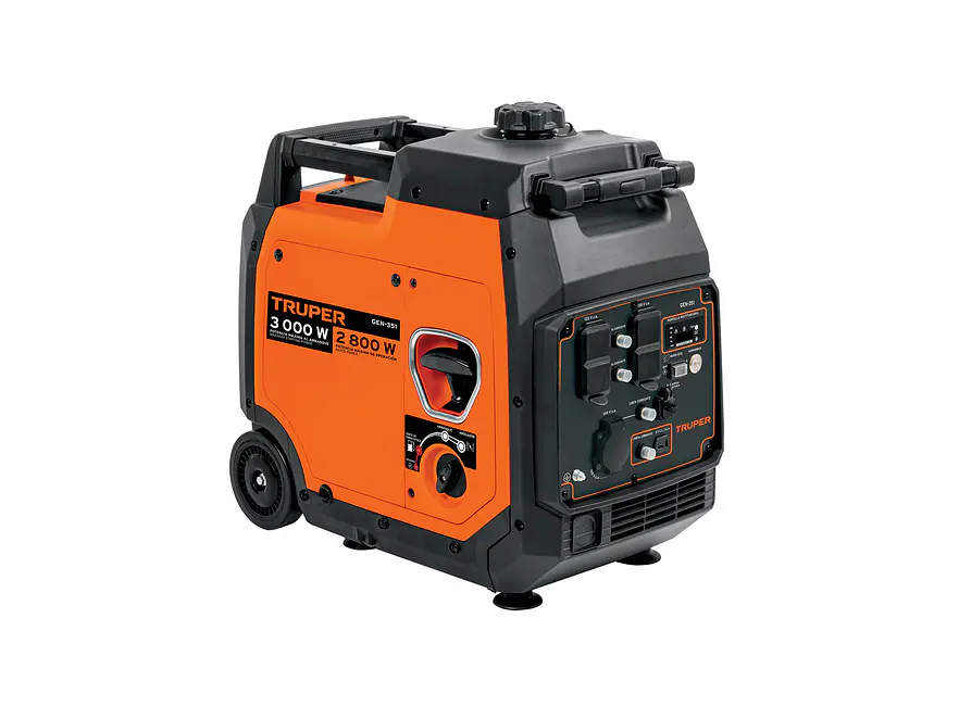 Planta eléctrica inverter Truper 103775 3kW 3,000 W Silenciosa con encendido remoto - Foto 1 | aztools.co