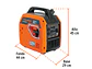 Planta Eléctrica Inverter Truper 103279 2.2kW 2,200 W Silenciosa con encendido remoto - Miniatura 4 | aztools.co