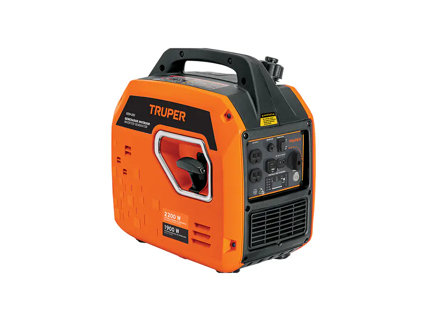 Planta Eléctrica Inverter Truper 103279 2.2kW 2,200 W Silenciosa con encendido remoto - Foto 1 | aztools.co