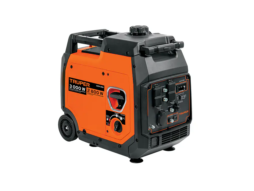 Planta Eléctrica Inverter Truper 103773 3kW 3,000 W Silenciosa con encendido manual - Foto 1 | aztools.co