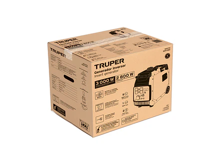 Planta Eléctrica Inverter Truper 103773 3kW 3,000 W Silenciosa con encendido manual - Foto 2 | aztools.co