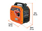 Planta Eléctrica Inverter Turper 103278 2.2kW 2,200 W  Silenciosa con encendido manual - Miniatura 4 | aztools.co