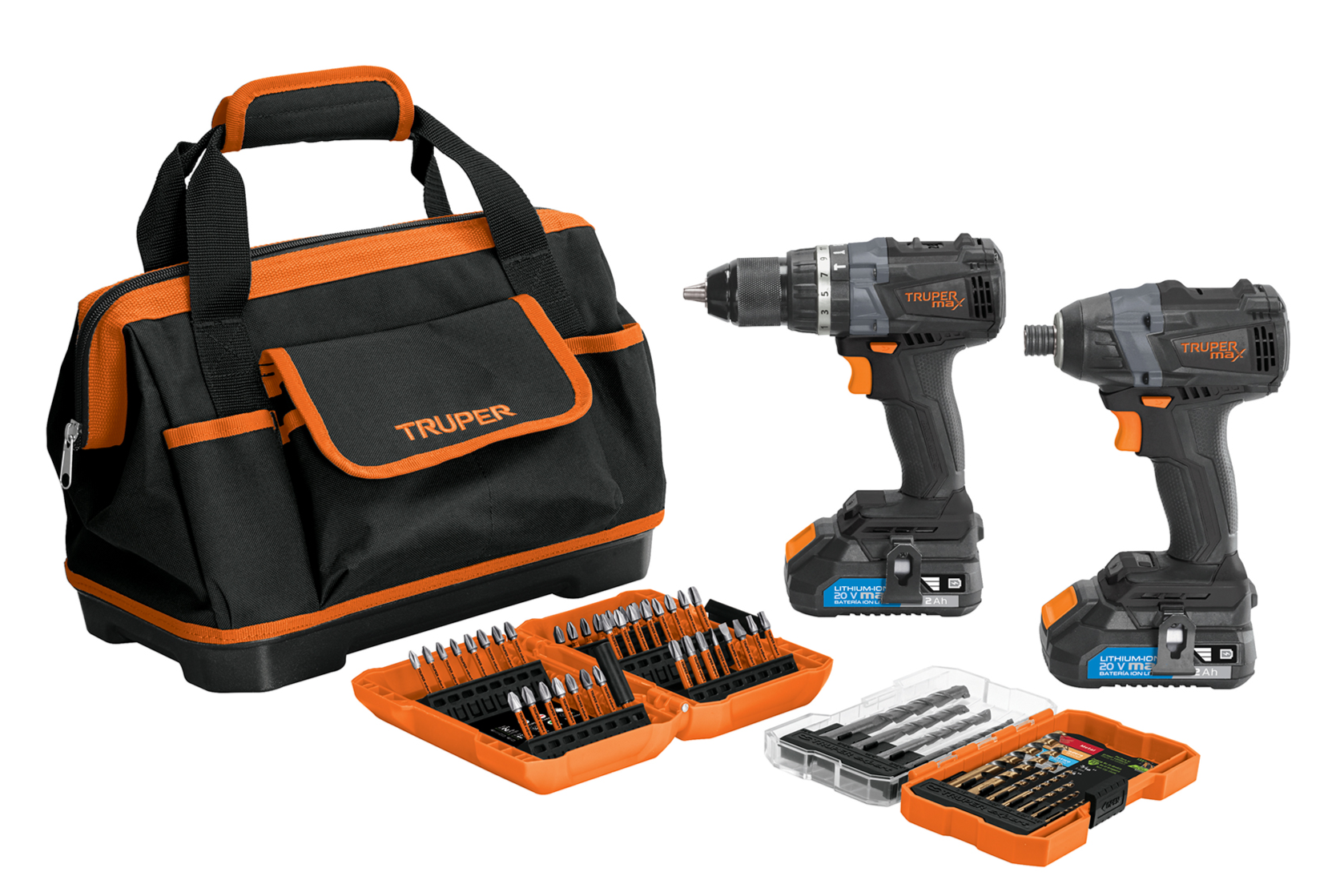 Combo Rotomartillo y Destornillador de Impacto Truper 102235, Motor Brushless y 300 Nm Torque - Foto 1 | aztools.co