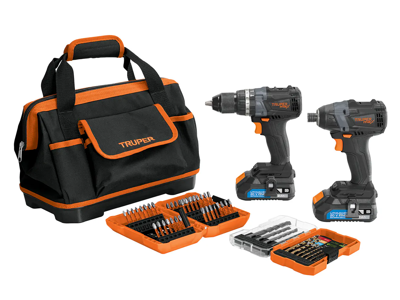 Combo Rotomartillo y Destornillador de Impacto Truper 102235, Motor Brushless y 300 Nm Torque - Foto 1 | aztools.co
