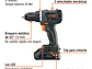 Taladro Inalámbrico TRUPER 101452 20V Brushless con 2 Baterías MAX-20T - Miniatura 3 | aztools.co