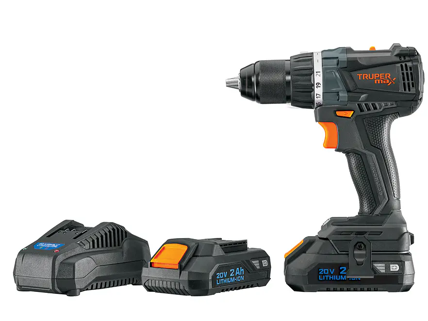 Taladro Inalámbrico TRUPER 101452 20V Brushless con 2 Baterías MAX-20T - Foto 1 | aztools.co