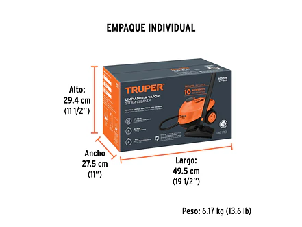 Limpiador a Vapor Truper 103206 1800W Profesional - Foto 6 | aztools.co