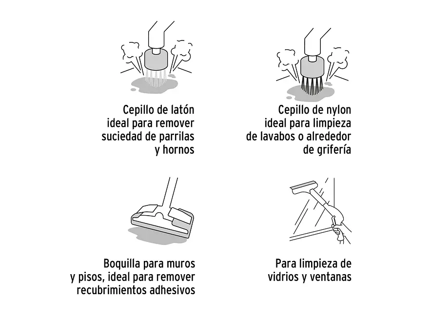 Limpiador a Vapor Truper 103206 1800W Profesional - Foto 5 | aztools.co