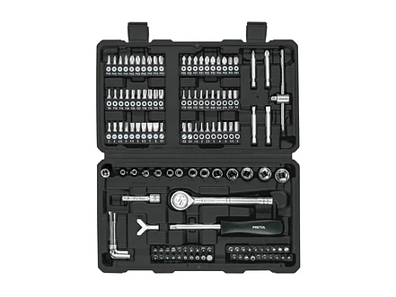 Juego de 130 Herramientas Pretul 26091, 1/4