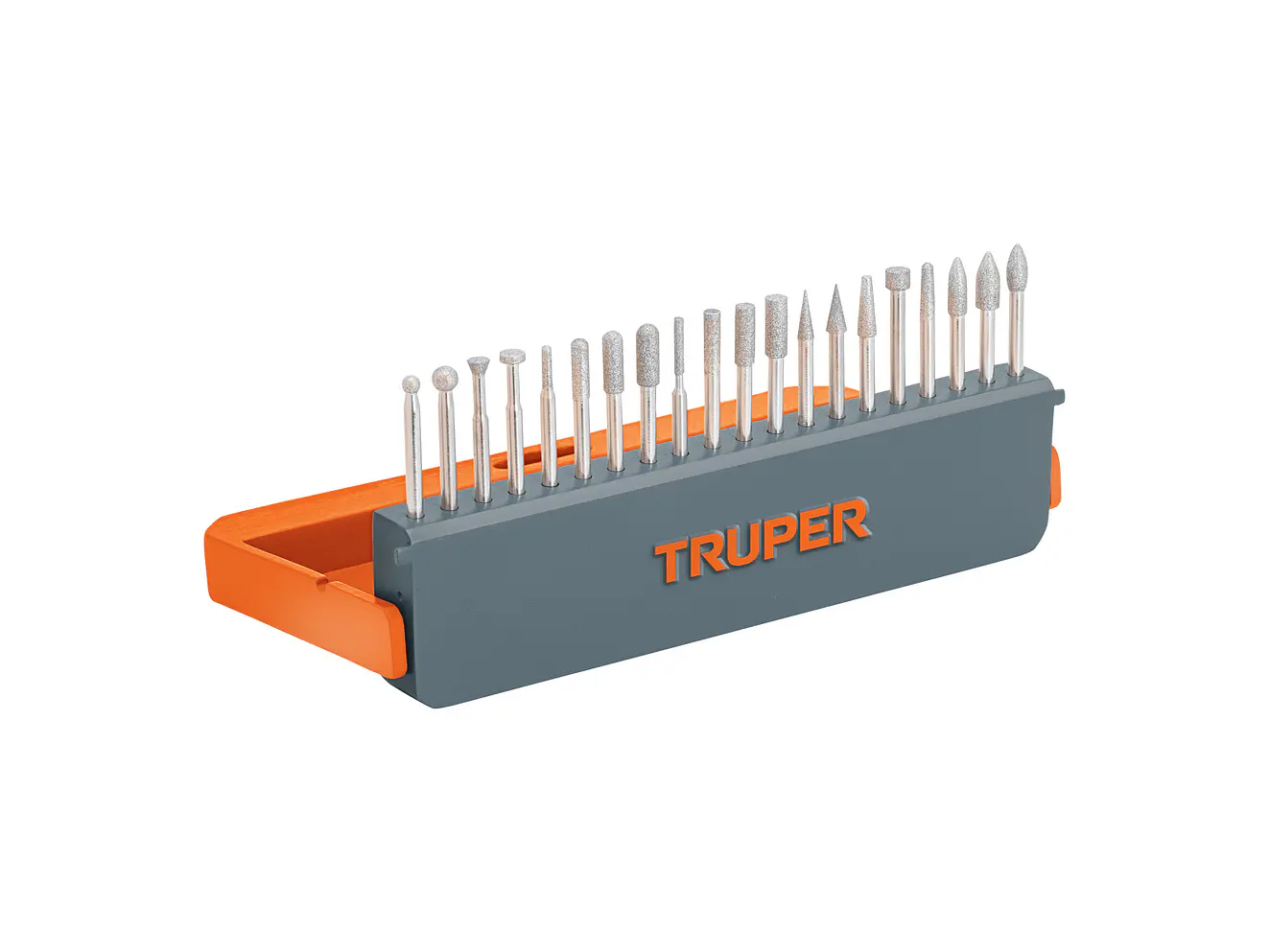Juego de 20 Puntas de Diamante Truper 103032, para Moto Tool - Foto 1 | aztools.co