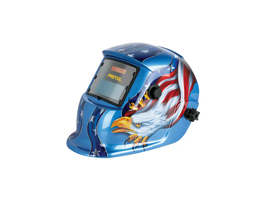 Careta Electrónica para Soldar Pretul 29011, Águila, Sombra 9-13 - Foto 1 | aztools.co