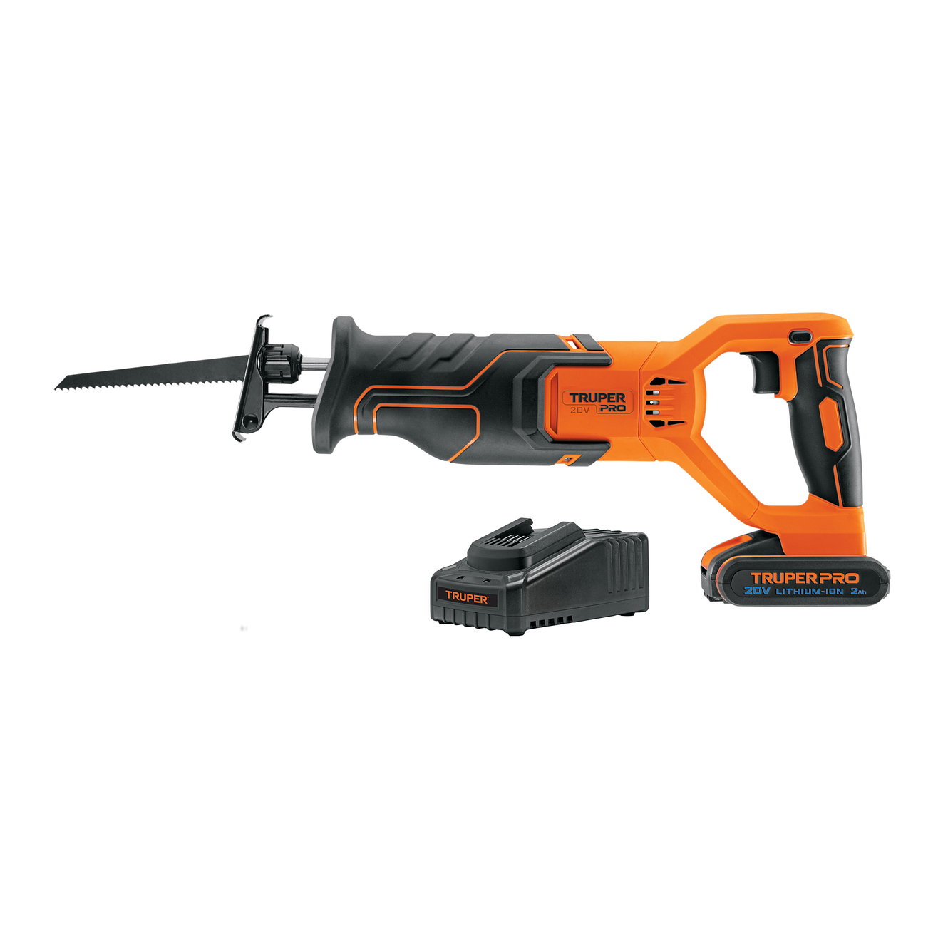 Sierra ReciTrupercante Truper 103258, 20V, con 1 Batería 2Ah 1