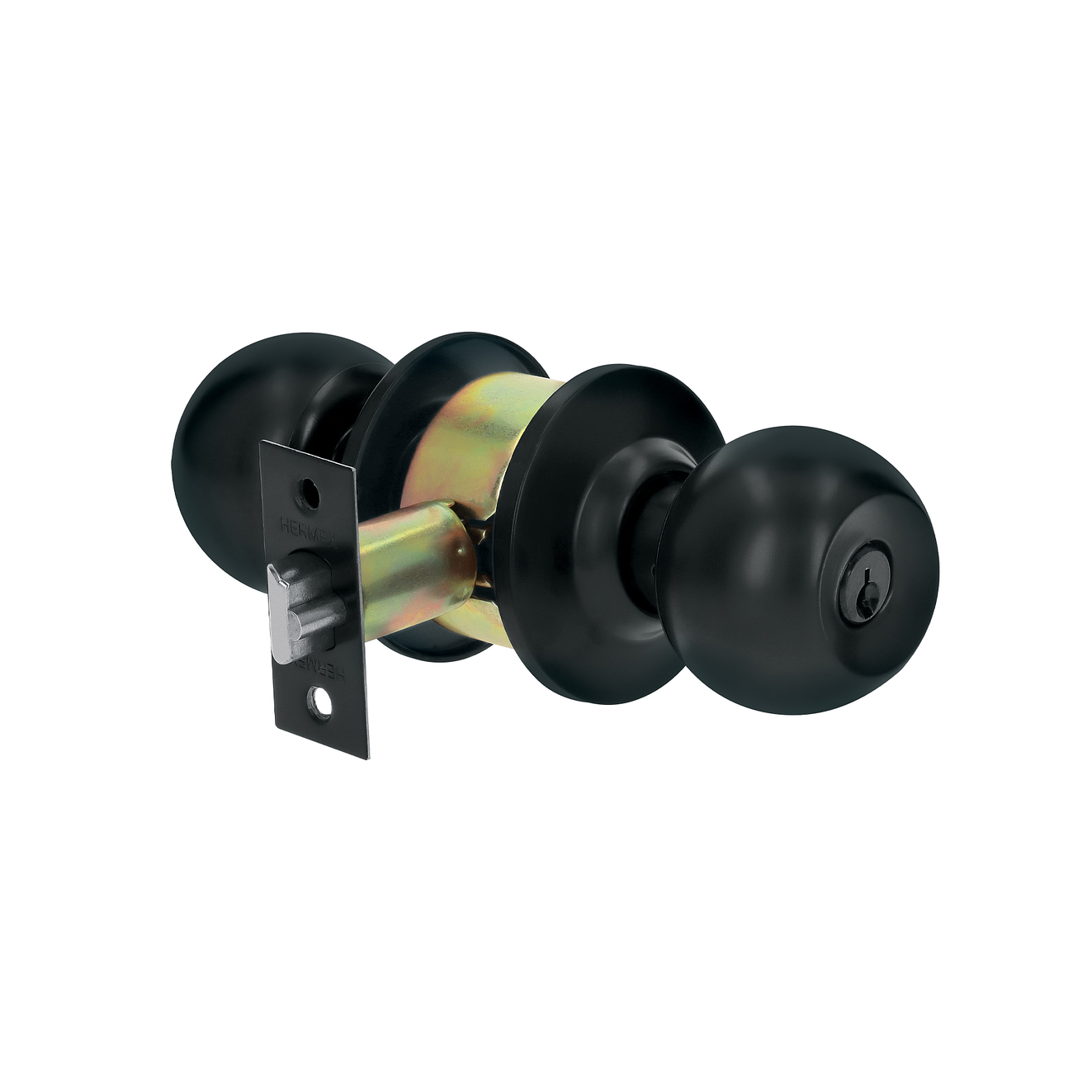 Cerradura Tipo Esfera Truper 28137, Cilíndrica, de Entrada en Negro