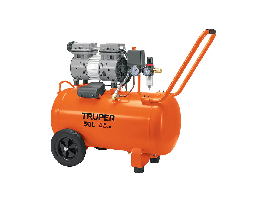 Compresor de Aire Silencioso Truper 102959, 50 L, 2 HP - Foto 1 | aztools.co