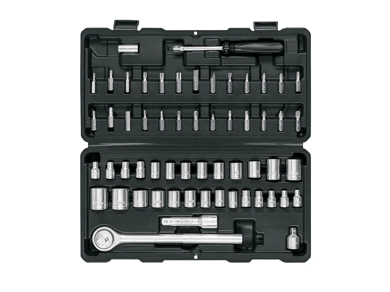 Juego de 60 Herramientas Pretul 26090, 1/4