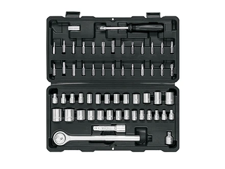 Juego de 60 Herramientas Pretul 26090, 1/4