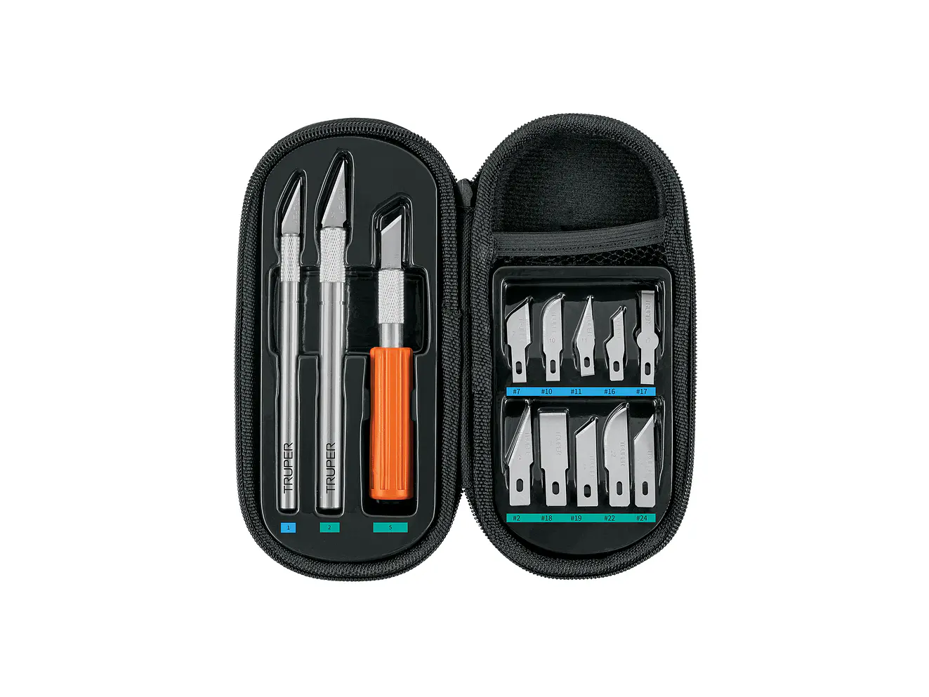 Juego de Exacto Truper 17512, 11 Piezas - Foto 1 | aztools.co