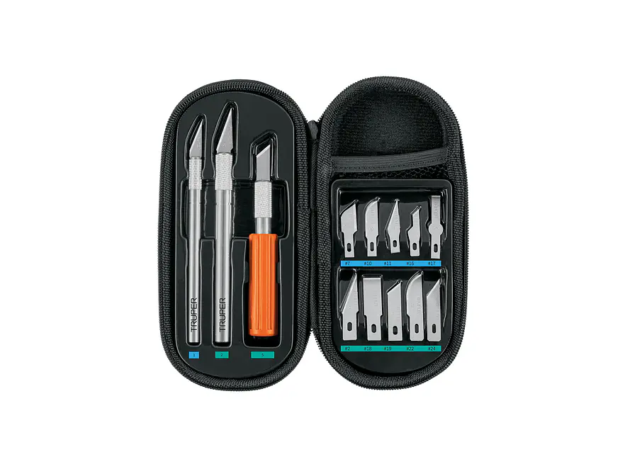 Juego de Exacto Truper 17512, 11 Piezas - Foto 1 | aztools.co