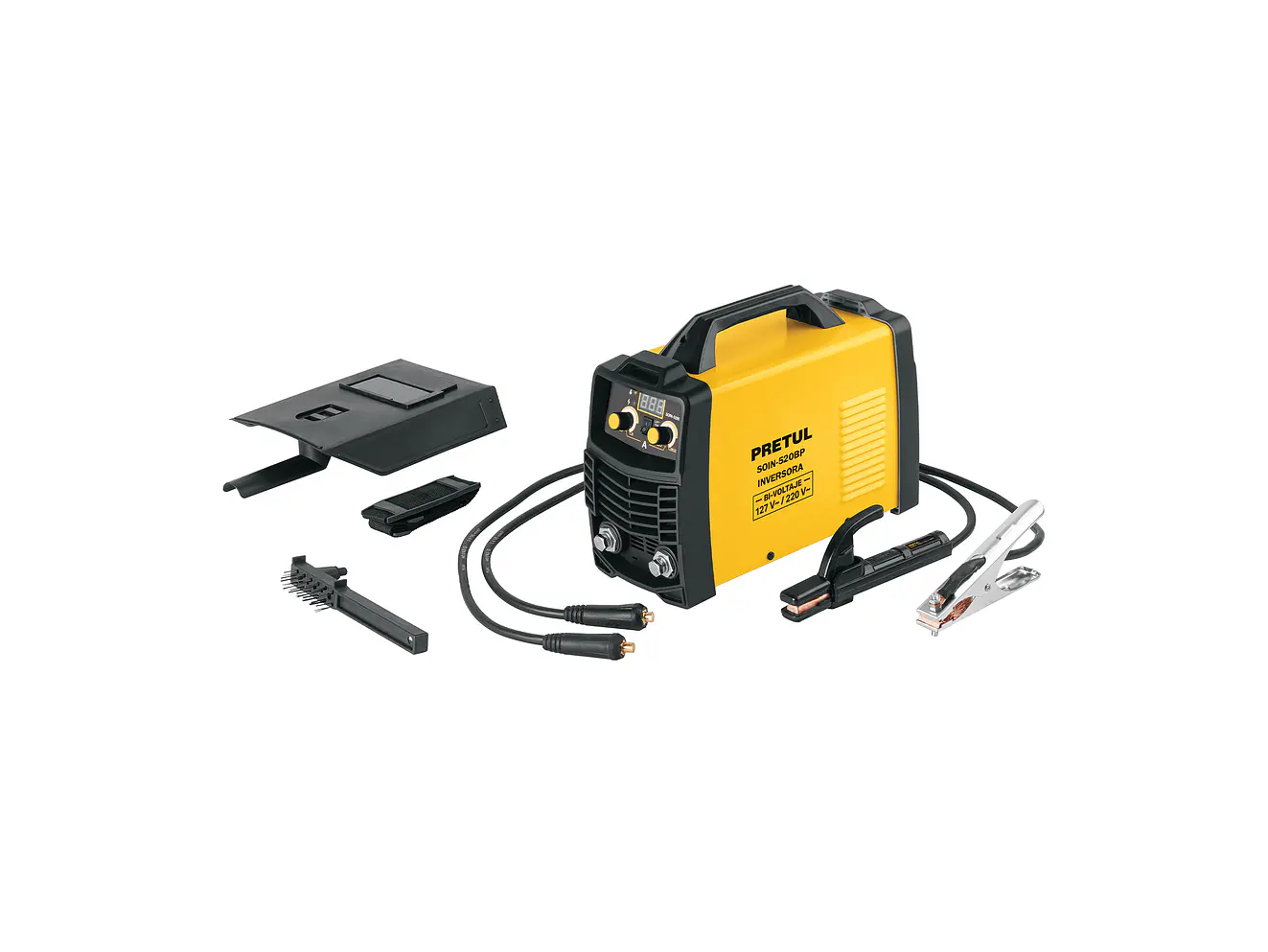 Soldadora Inversora Pretul 29072, Serie 500, Bi-Voltaje, 200A - Foto 1 | aztools.co