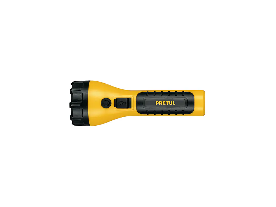 Linterna Plástica de LED Pretul 26102, Recargable, 180 lm - Foto 1 | aztools.co