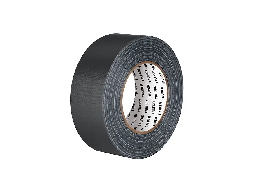 Cinta Negra para Ducto Truper 103063, 50m x 48mm - Envío a todo Colombia | aztools.co