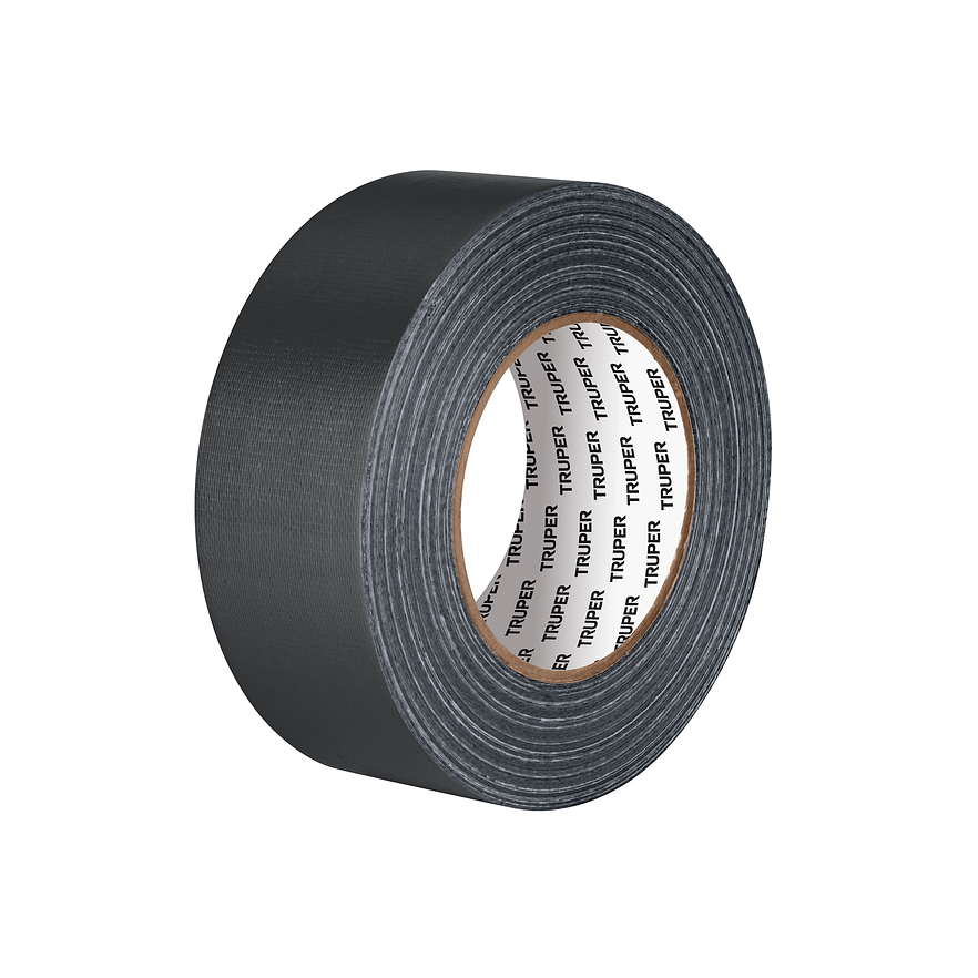 Cinta Negra para Ducto Truper 103063, 50m x 48mm