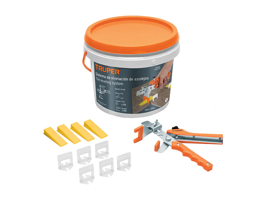 Sistema de Nivelación para Losetas Truper 100515 - Foto 1 | aztools.co