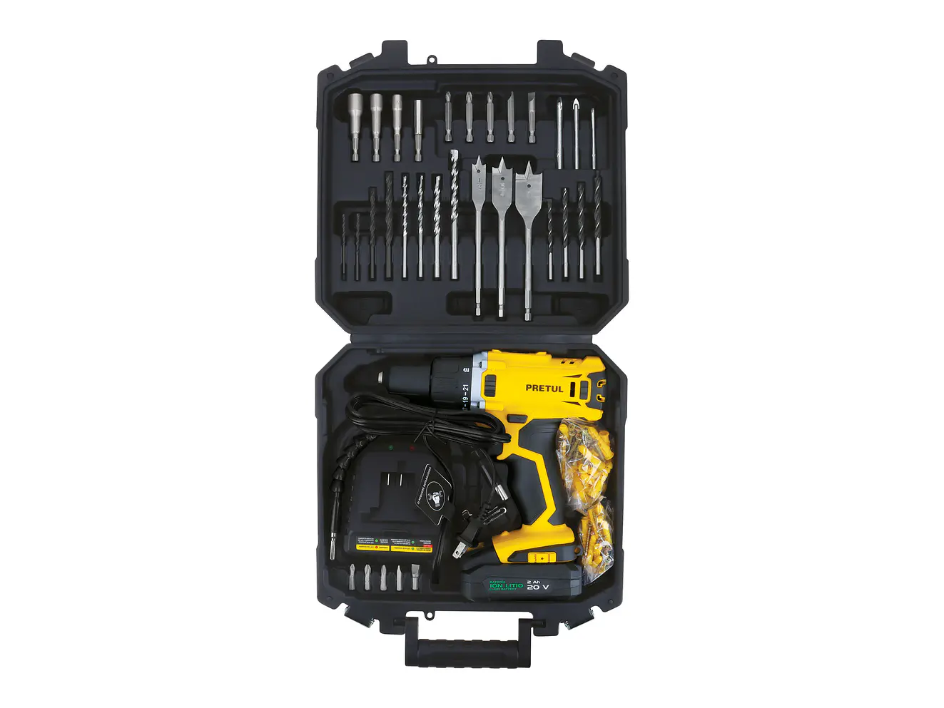 Kit Taladro Pretul 29001, 1/2