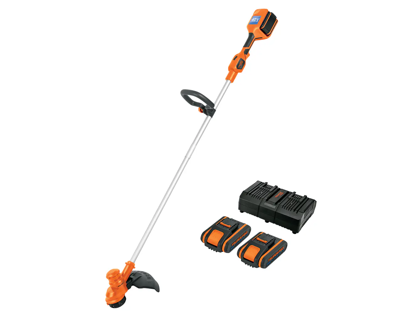 Guadaña Inalámbrica Truper 103243, 40V, 2 Baterías 2Ah - Foto 1 | aztools.co