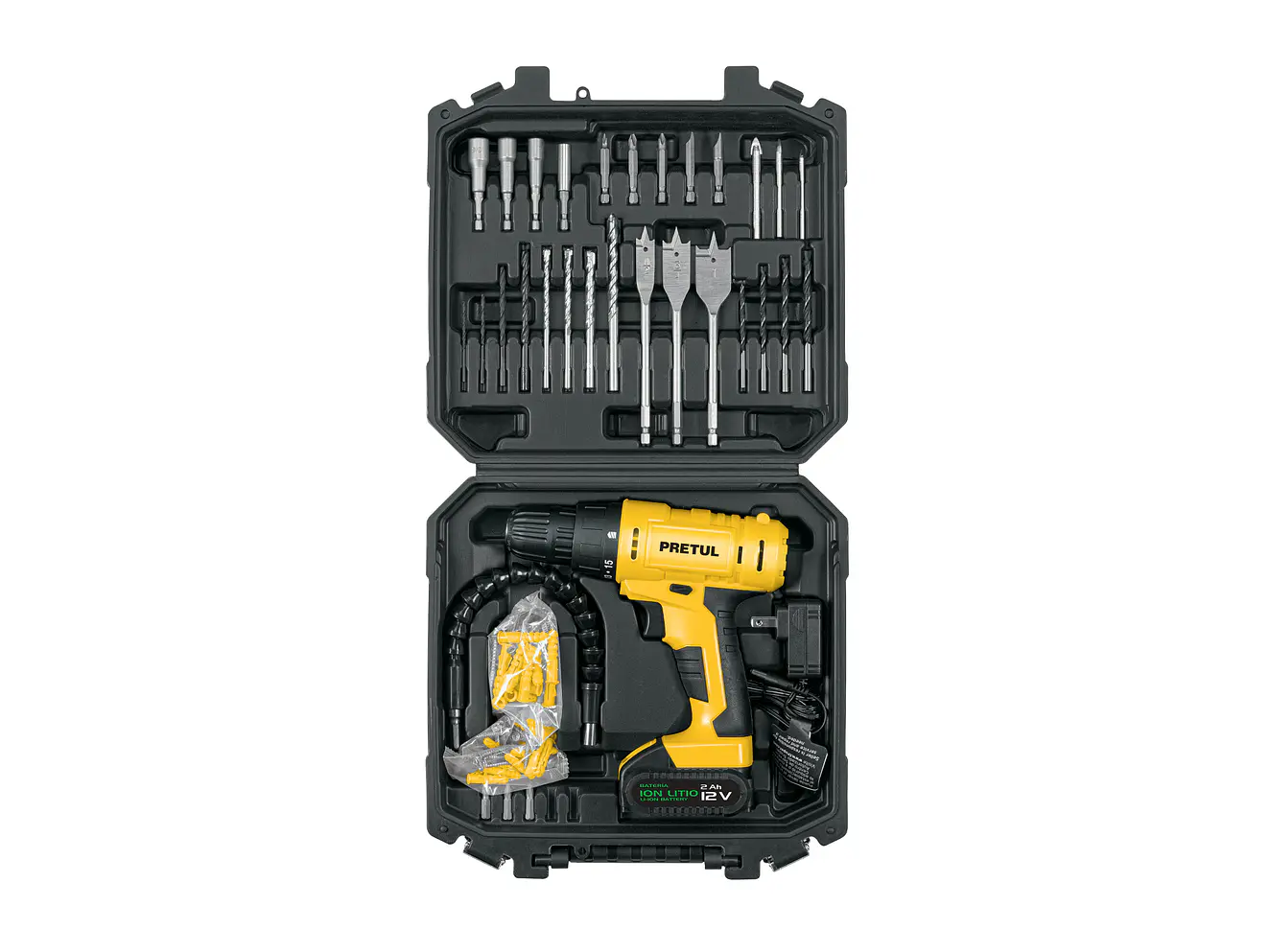 Kit Taladro Pretul 27120, 3/8