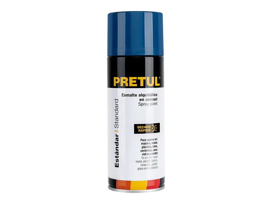 Pintura en Aerosol Pretul 27182, Azul Ultramar 400 ml - Envío a todo Colombia | aztools.co