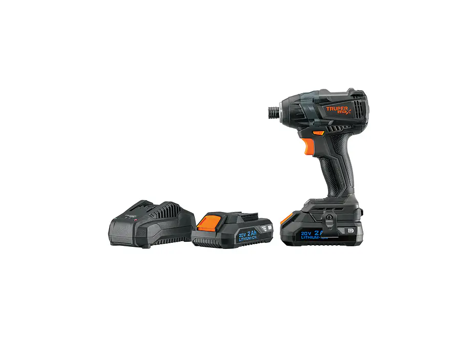 Destornillador de Impacto Inalámbrico Truper 101402 MAX 20V 1/4