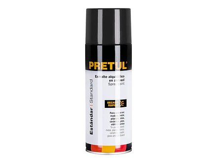 Pintura en Aerosol Pretul 27004, Gris Oscuro, 400 ml - Envío a todo Colombia | aztools.co