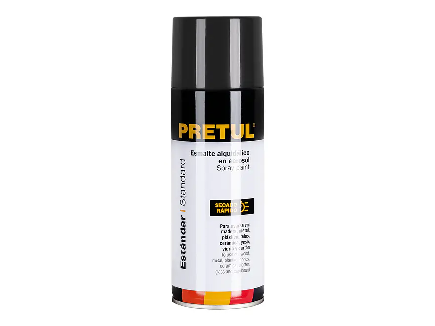 Pintura en Aerosol Pretul 27004, Gris Oscuro, 400 ml - Envío a todo Colombia | aztools.co