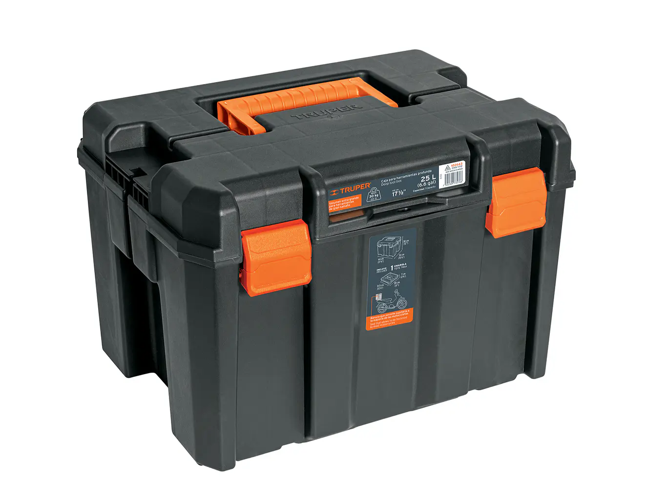 Caja de Herramienta Truper 102643, plàstica profunda de 17