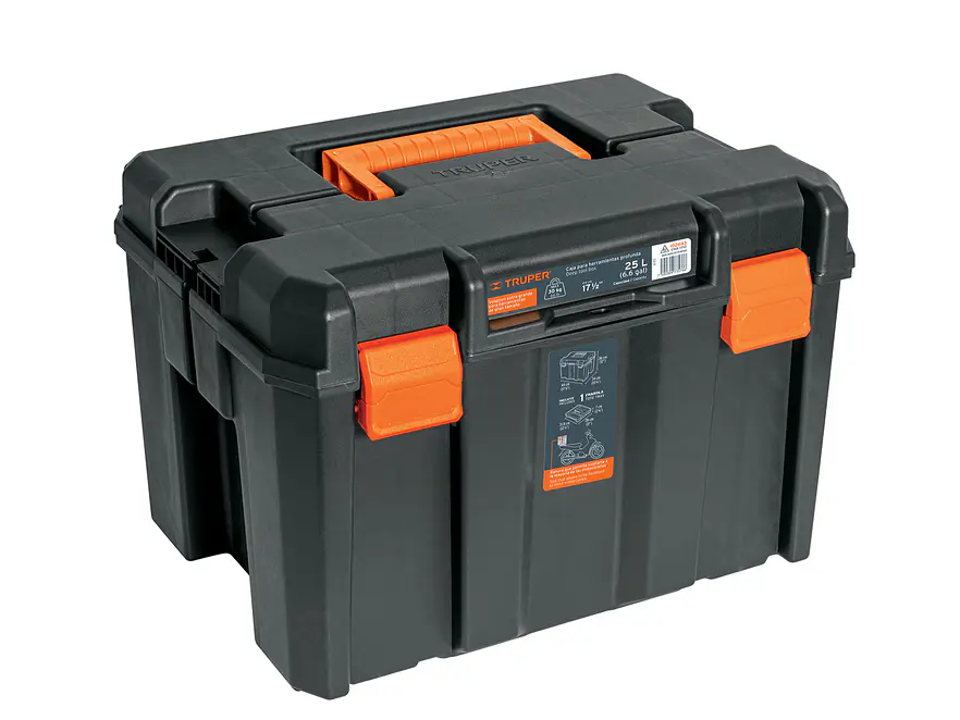 Caja de Herramienta Truper 102643, plàstica profunda de 17