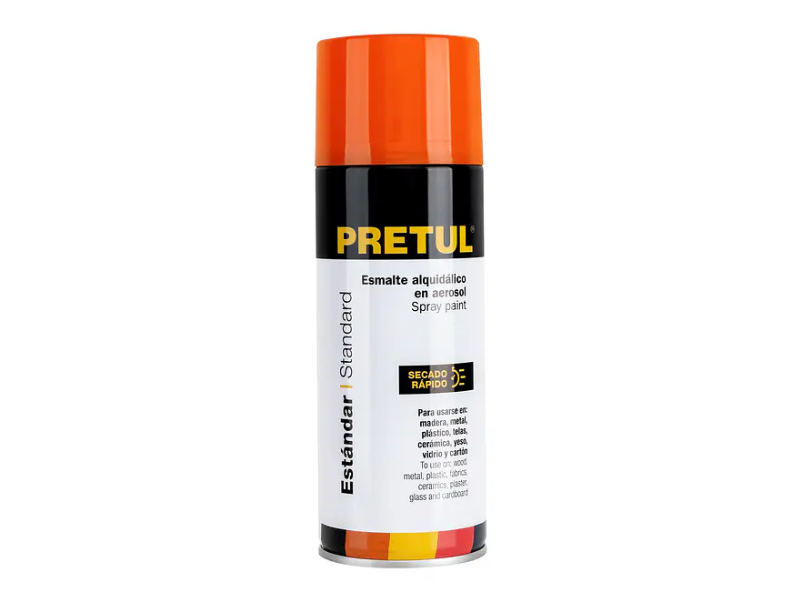 Pintura en Aerosol Pretul 27181, Naranja 400 ml - Envío a todo Colombia | aztools.co