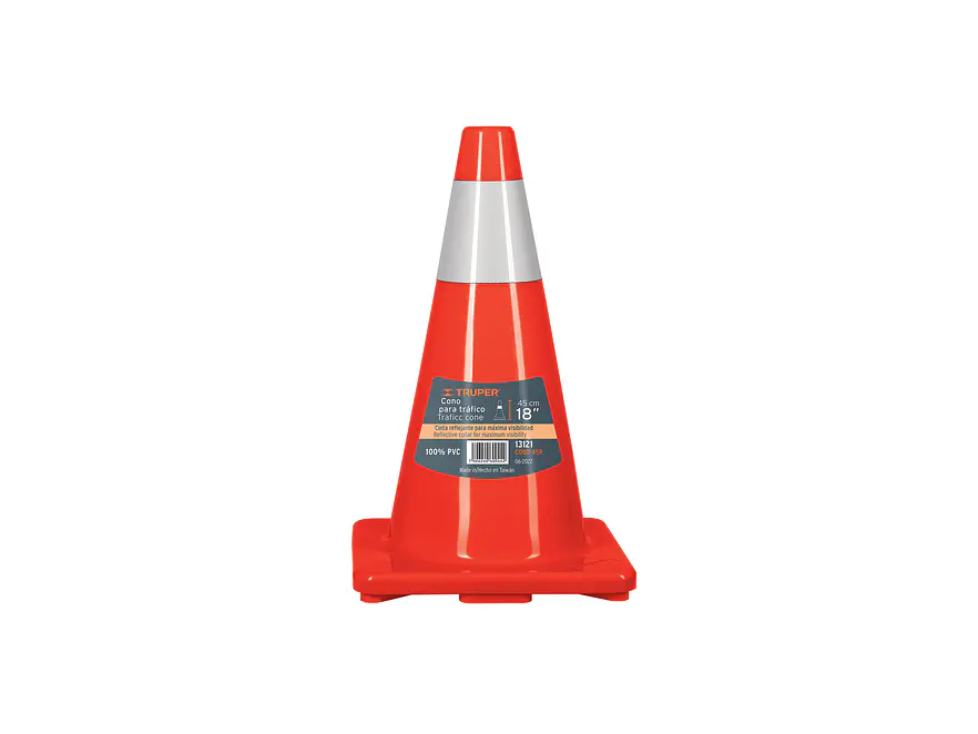 Cono de Seguridad Truper 13121, 45 cm - Envío a todo Colombia | aztools.co