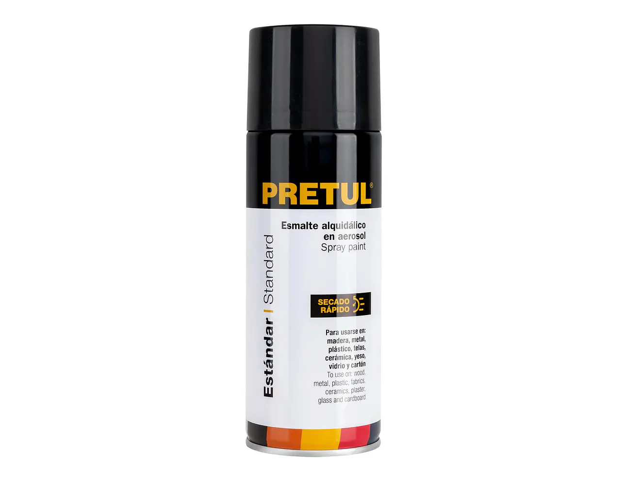 Pintura en Aerosol Pretul 27170, Negro Brillante 400 Ml - Envío a todo Colombia | aztools.co