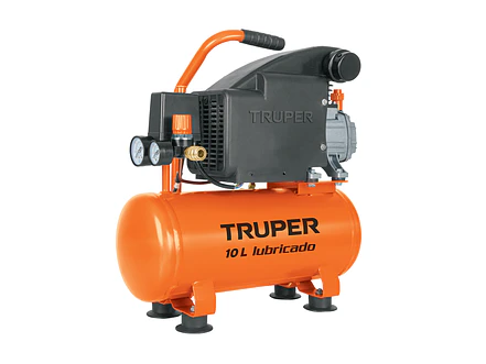 Compresor Lubricado Truper 103030, 10L, 2 HP, Horizontal - Foto 1 | aztools.co