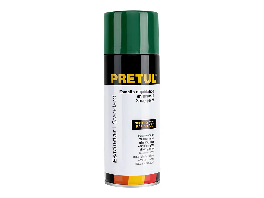 Pintura en Aerosol Pretul 27184, Verde Hoja 400 ml - Envío a todo Colombia | aztools.co