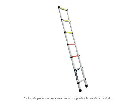 Escalera Telescópica Truper 101904, 13 Peldaños, Capacidad 100 kg - Foto 1 | aztools.co