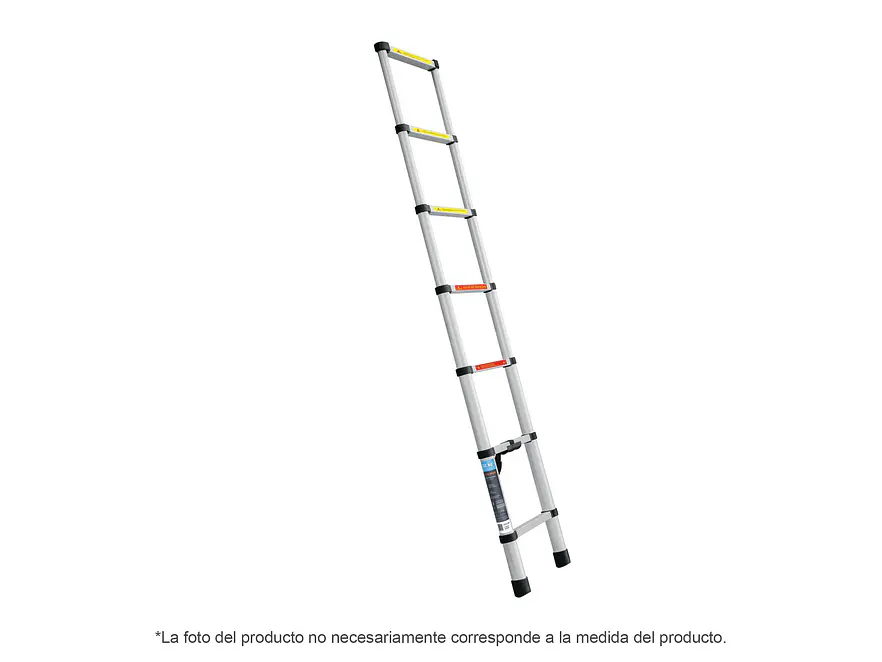 Escalera Telescópica Truper 101904, 13 Peldaños, Capacidad 100 kg - Foto 1 | aztools.co