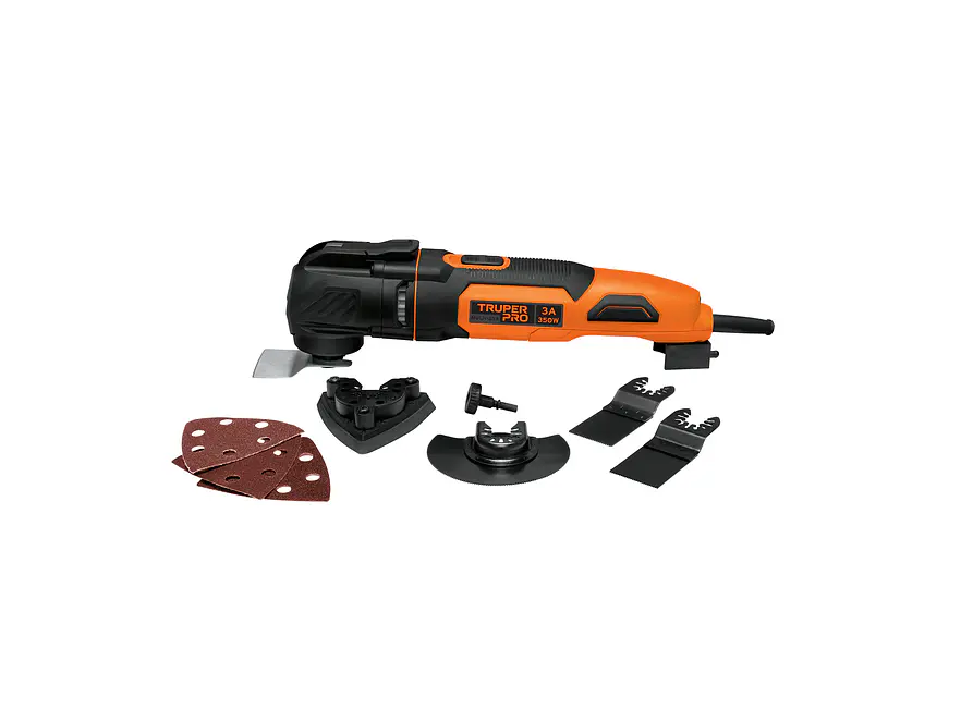 Multiherramienta Oscilante Truper 102429, 350W, con 9 Accesorios - Envío a todo Colombia | aztools.co